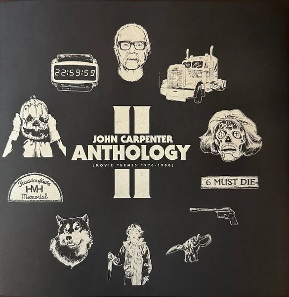 John Carpenter - Anthology II (Movie Themes 1976 - 1988) (Sacred Bones Record Society, LTD, Hand Numbered, Club Edition, Blue and Red Blend (Big Trouble In Little China)