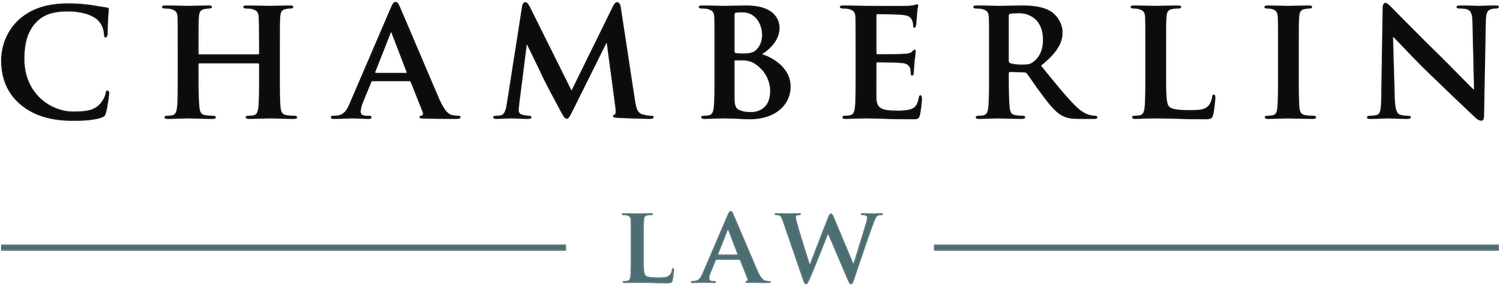 CHAMBERLIN LAW