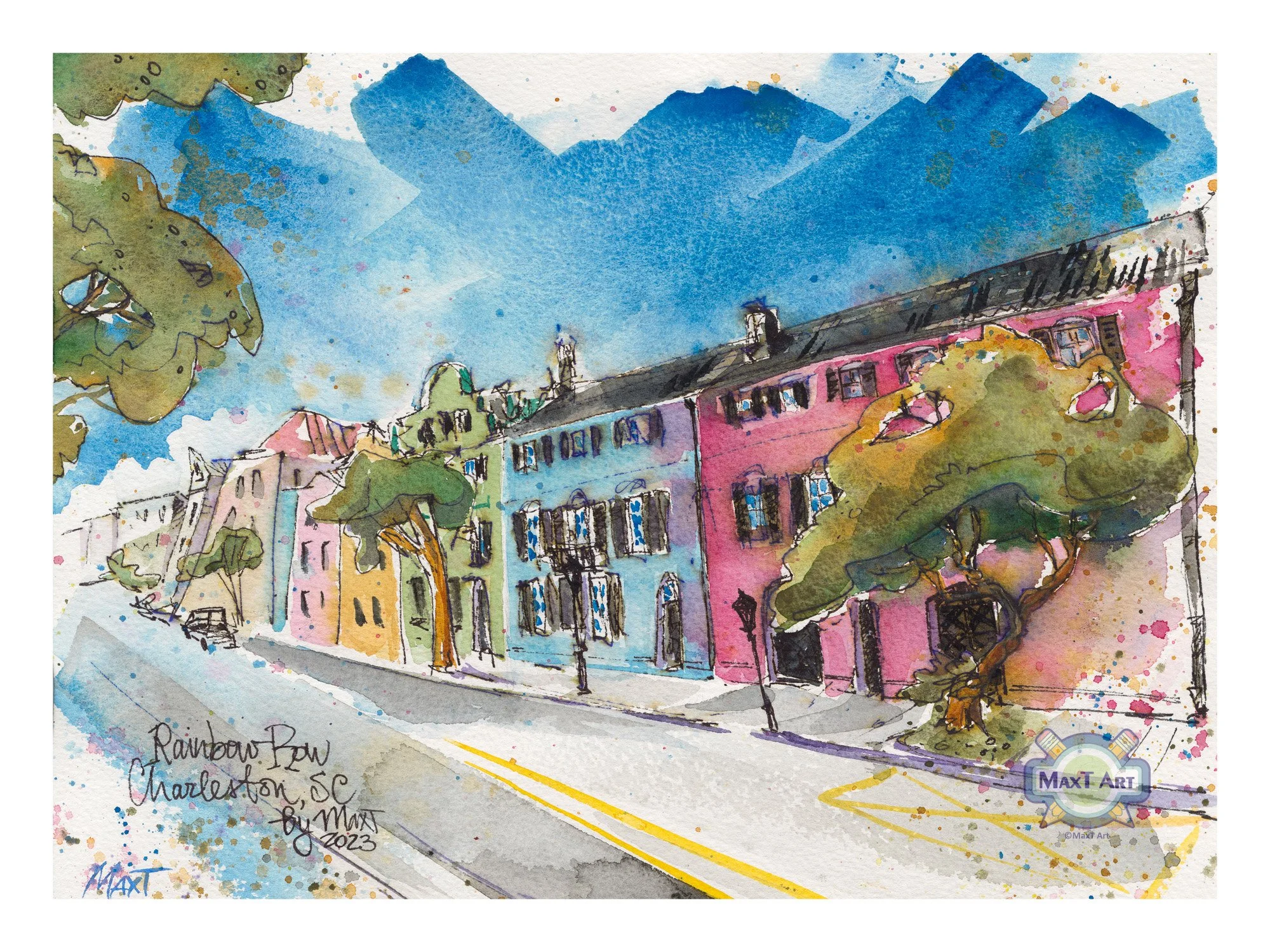 Rainbow Row, Charleston, SC