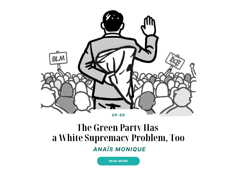 The Green Party Has a White Supremacy Problem, Too