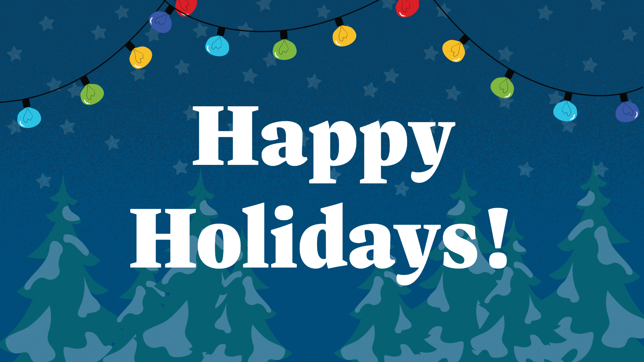 Stellar Holiday Footer