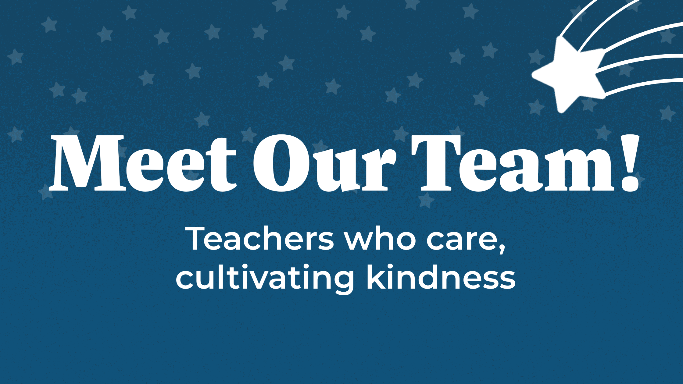 Meet the teacher header image