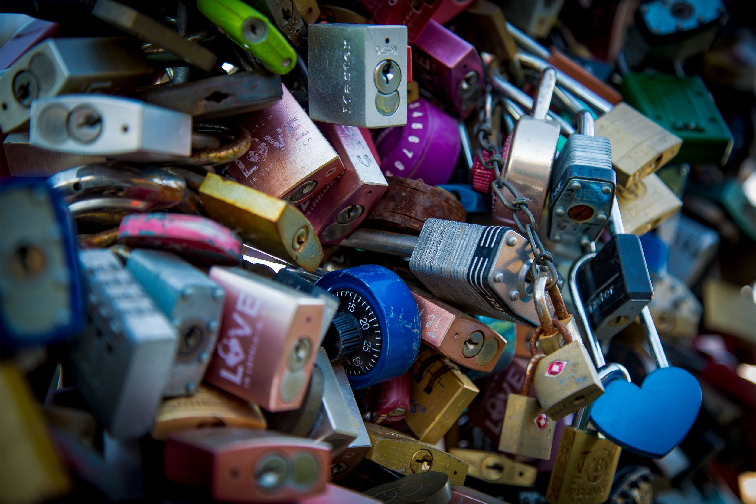 Locks of love! Loveland, Co