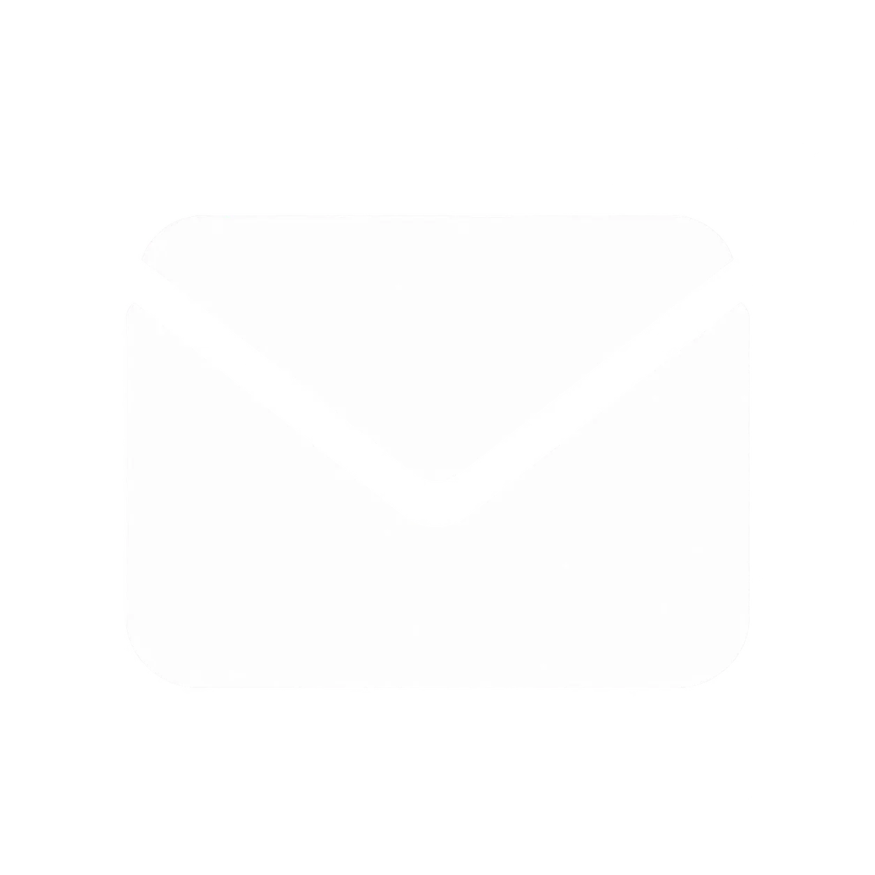 Outline of an envelope with a letter inside, representing mailing or messaging.