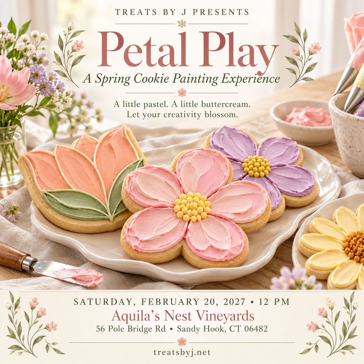 Sip & Decorate at Aquila's Nest Vineyards