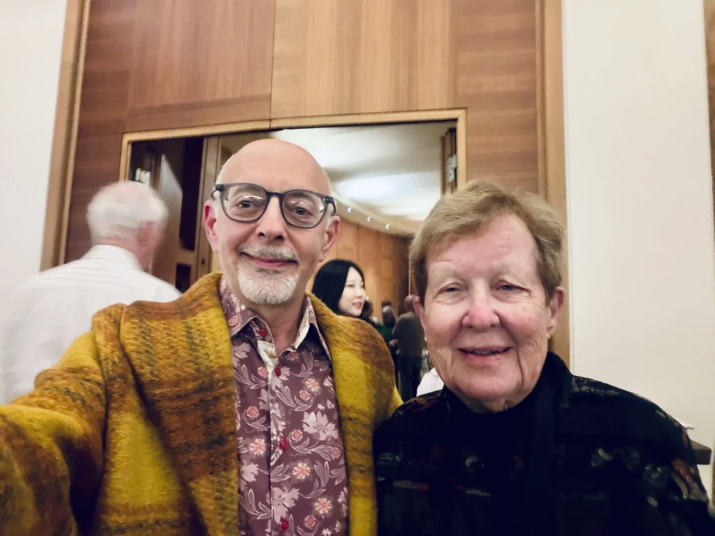  Mark Hayman (board member) and Clementina Fleshler (executive director, emeritus) 