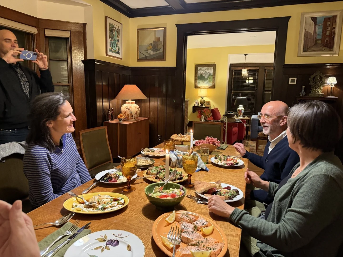  A beautiful dinner hosted by Mark Hayman with the Jupiter Quartet! 
