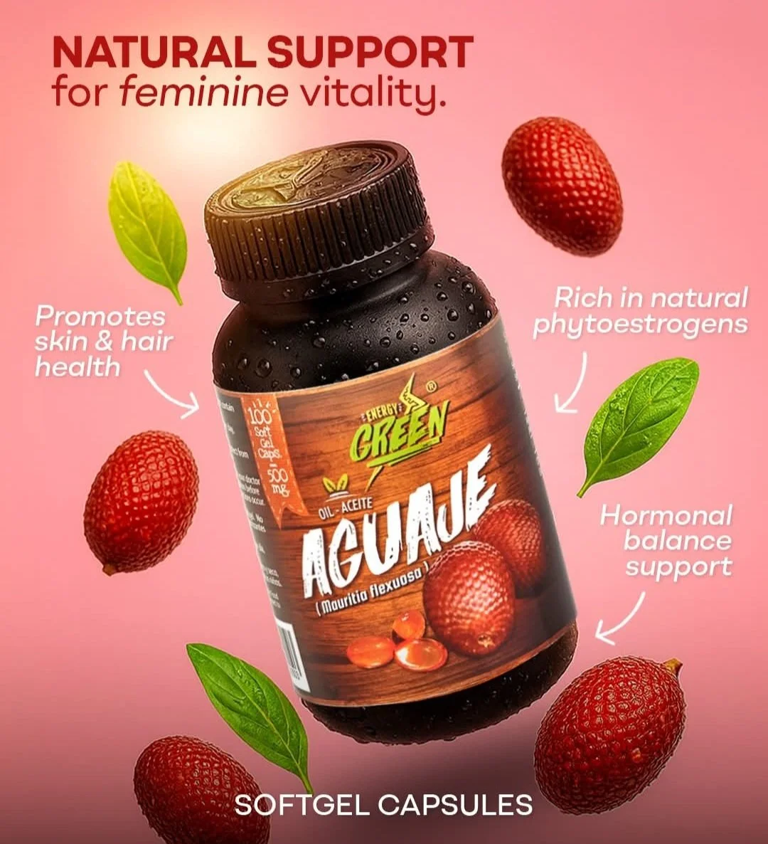 Aguaje 100*400 mg