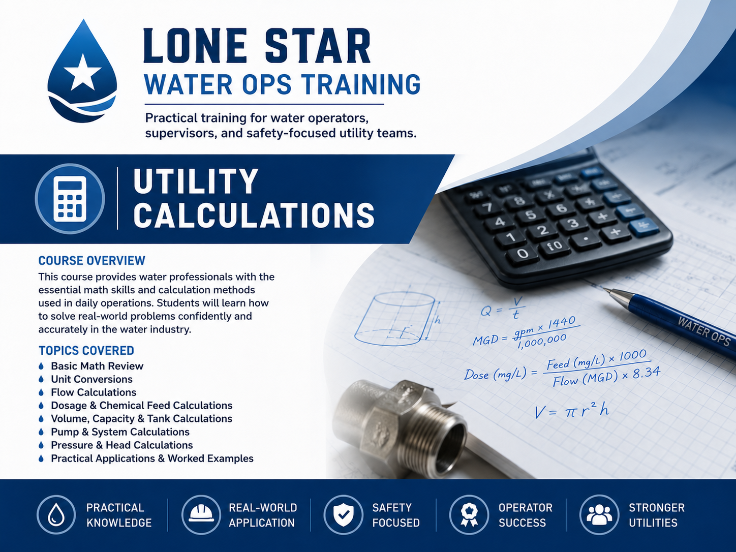 Water Utility Calculations -C.8.b |  November 29th - December 1st, 2027 | Non-Member