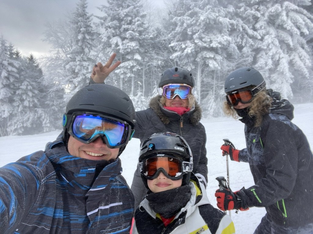 Last ski vacation.