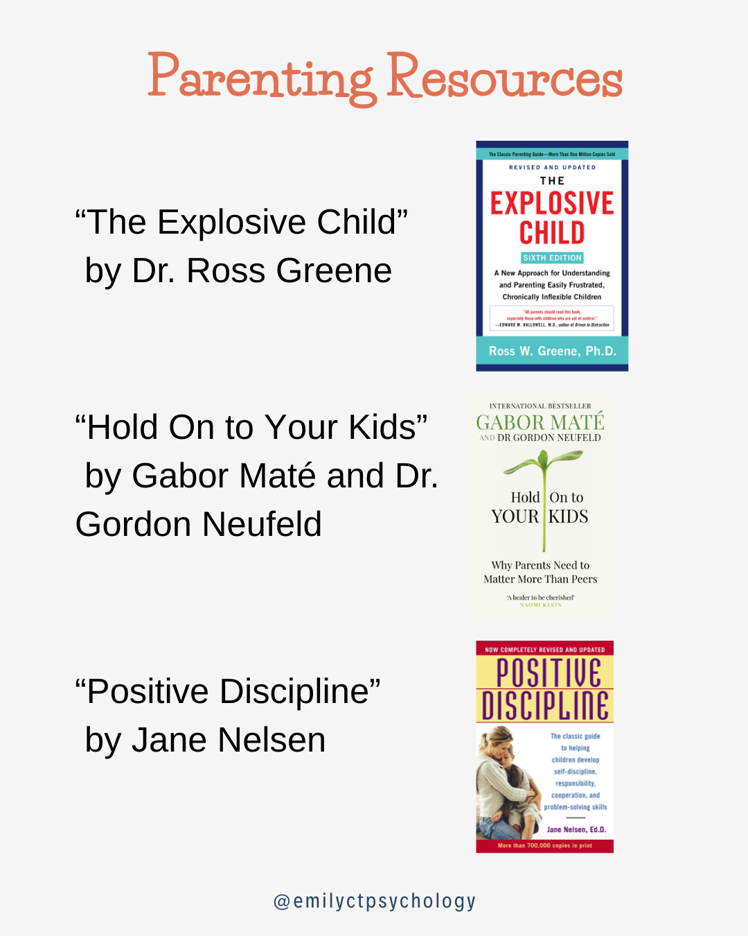 "The Explosive Child" by Dr. Ross Greene