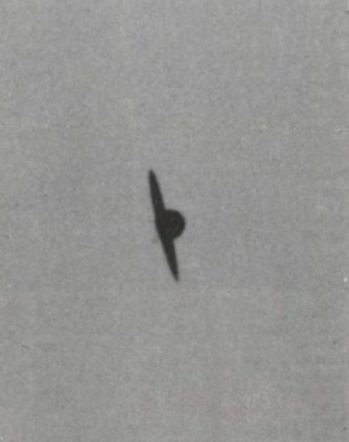 Photograph of UFO taken by Pat McCarthy, photo 1