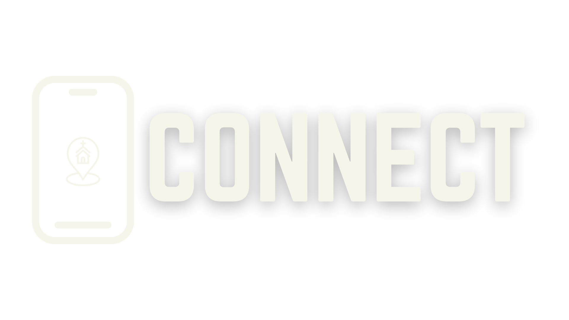 A digital image with a yellow SIM card icon on the left and the word "CONNECT" in bold uppercase letters on the right.