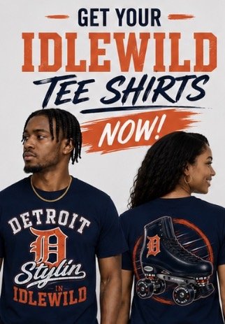 Detroit Stylin' in Idlewild tshirt