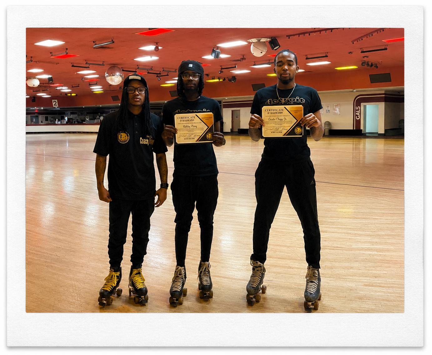 DSSC Coach Cee with his Intermediate DUO, also DSSC members Robby and Dre