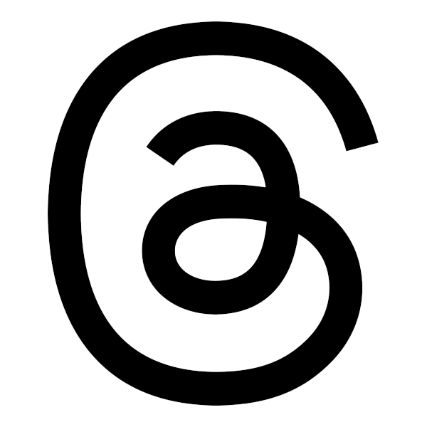 Close-up view of a stylized black-letter number 6 or 9, designed with a modern, minimalist font on a white background.