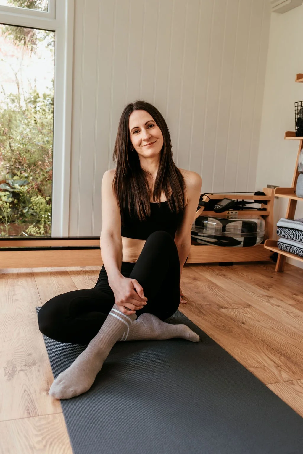 Postnatal strength coaching session in Macclesfield.