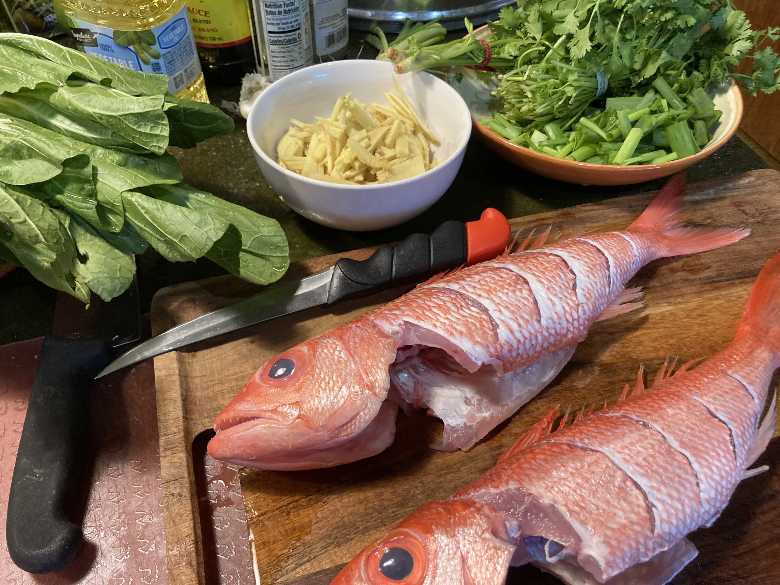 Hawaii fish ready to eat