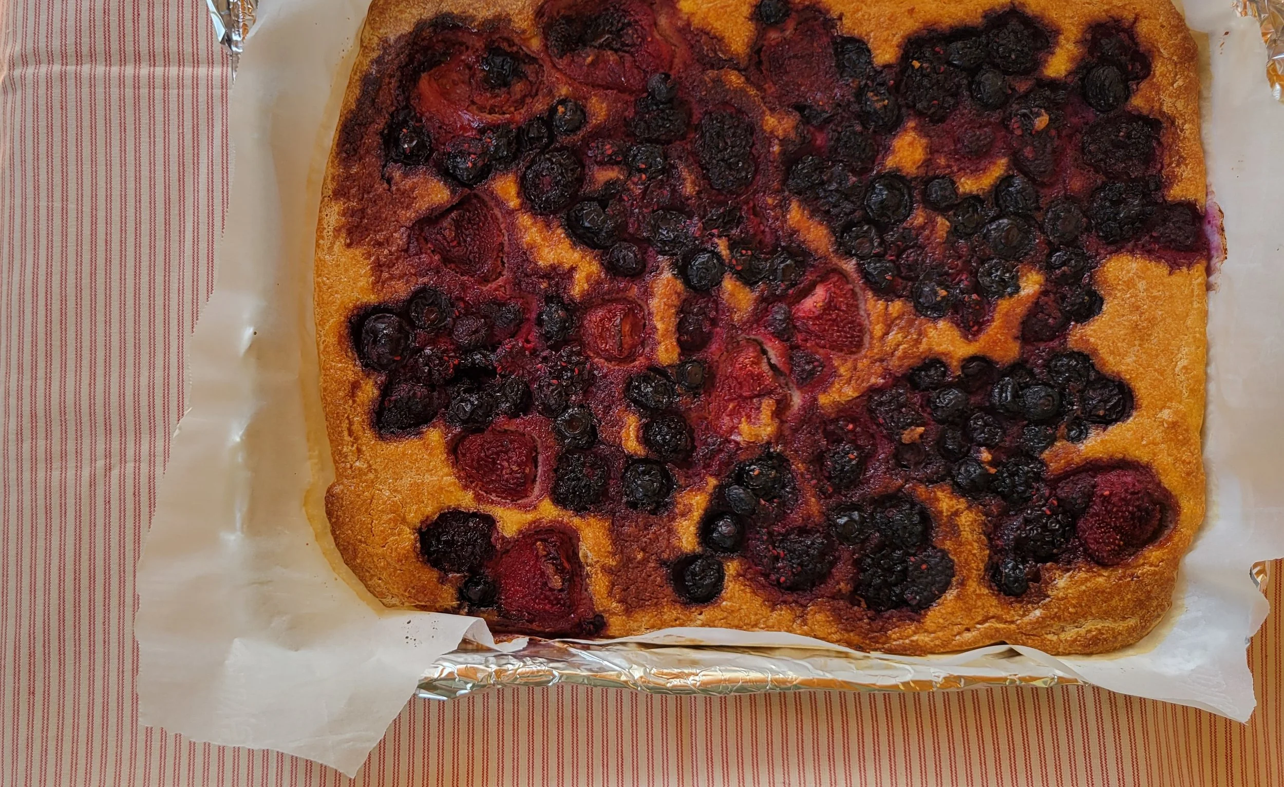Pancake Fruit Buckle