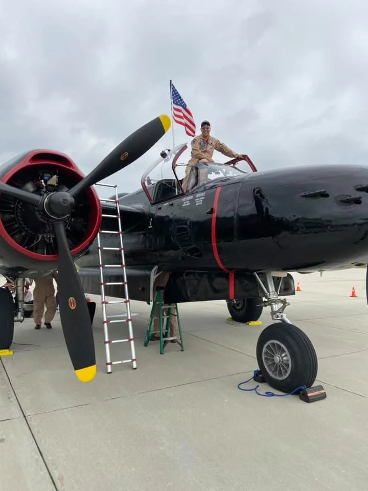 NCAG SPONSORS VET’S RIDE ON WW2 AIRCRAFT