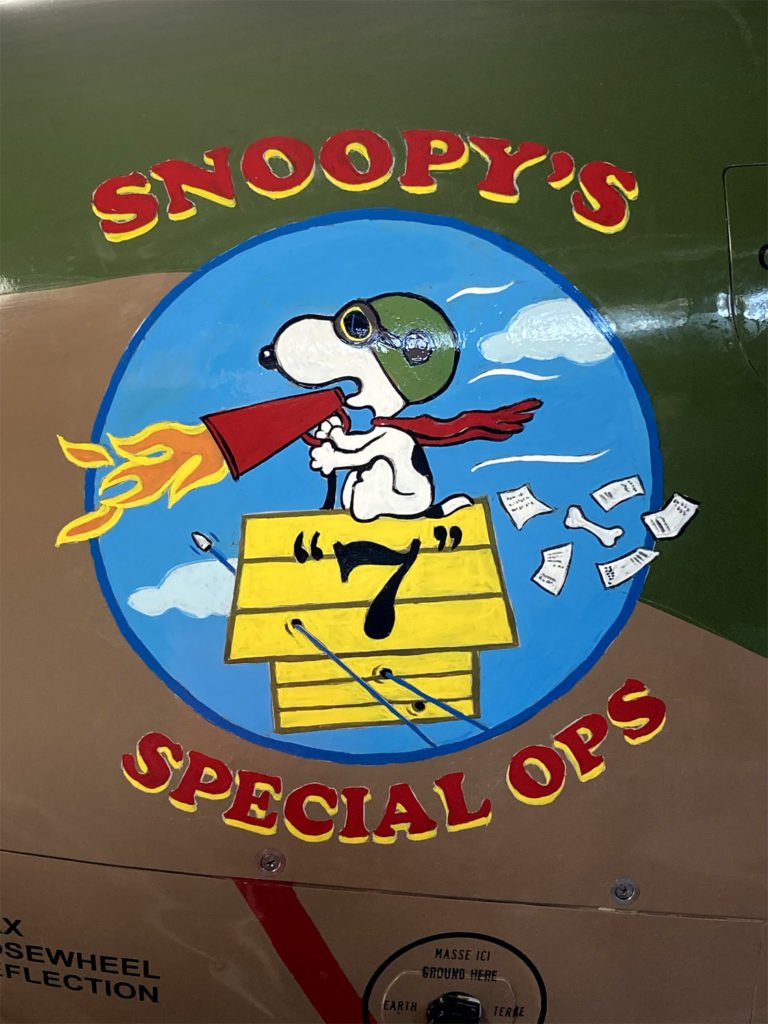 NCAG CO-SPONSORS NOSE ART ON 0-2B VIETNAM-ERA SPEC-OPS PLANE