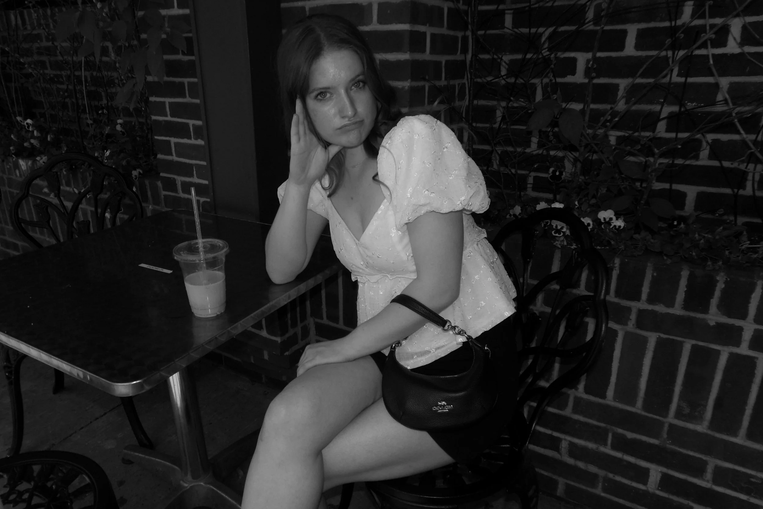 Leanna Rockwood - Downtown Lewisburg - Black & White - Photo Capture 