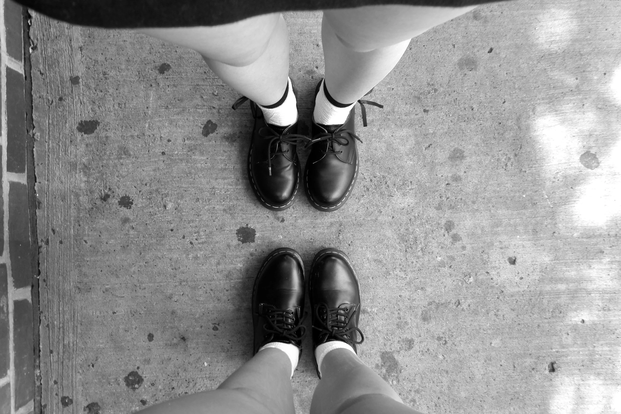 Leanna & Lili - Downtown Lewisburg - Low Doc Shoes - Black & White - Photo Capture