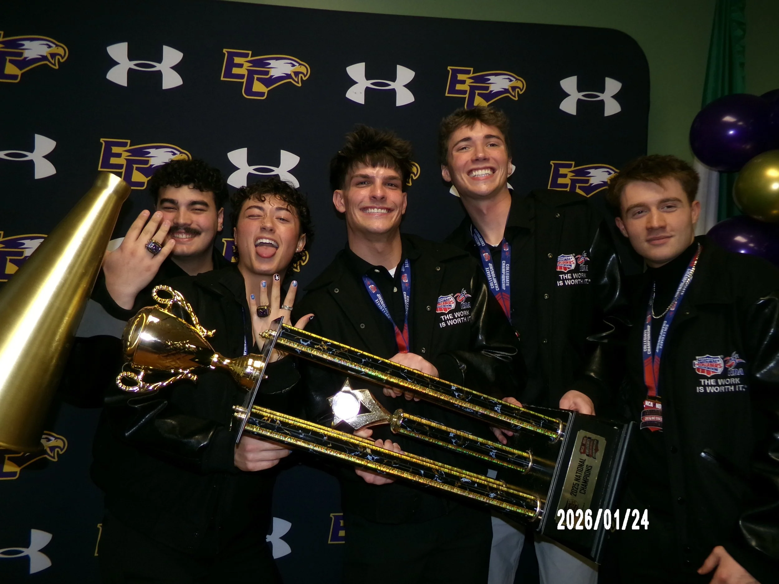 Elmira College Cheerleading Coed - NCA Ring Ceremony 2025