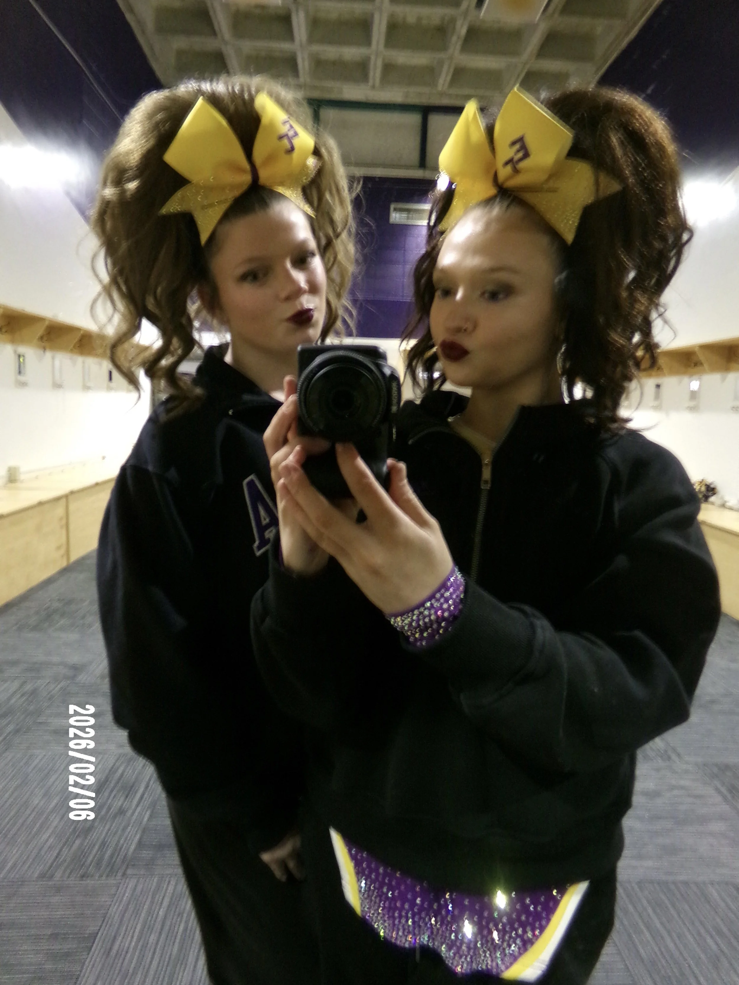 Kayla & Lili - Elmira College Cheer Competition - Photo Capture 