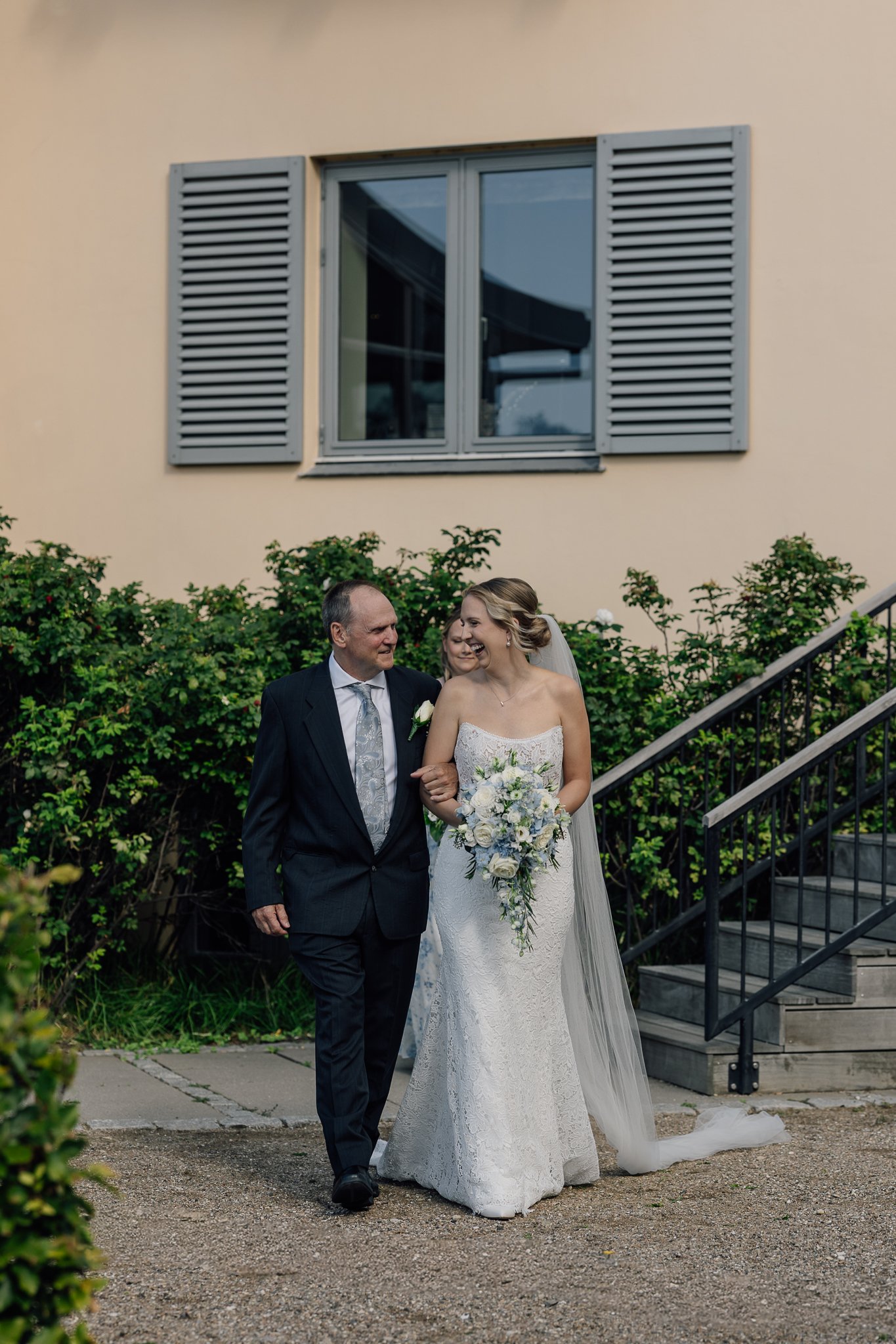 Udendørs vielse på Hotel Bretagne