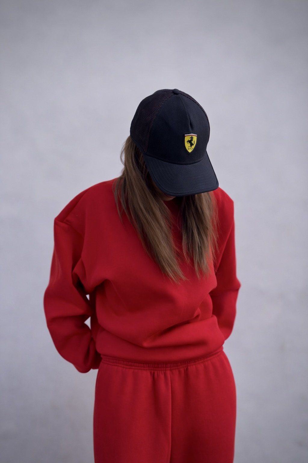 the [ H ] three piece set in red