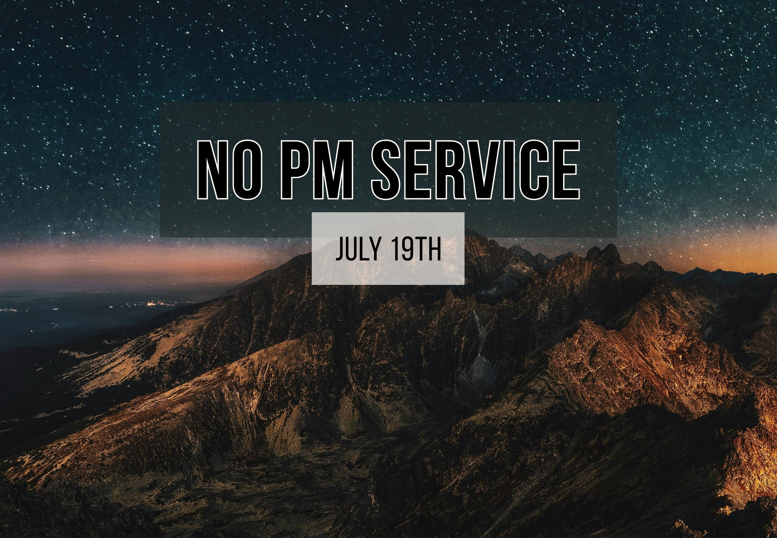 No PM Service