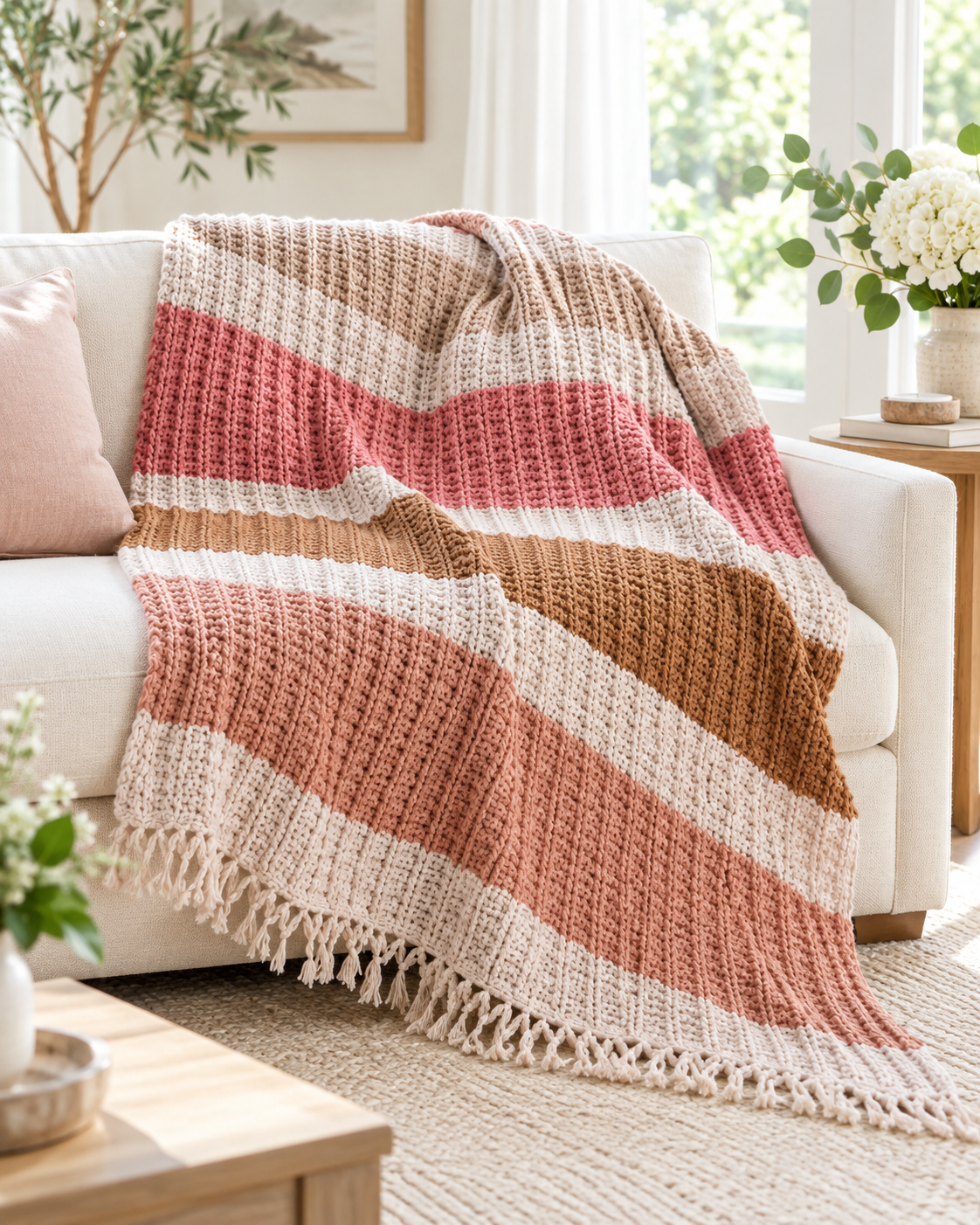 Summer at the Beach Crochet Blanket Pattern 
