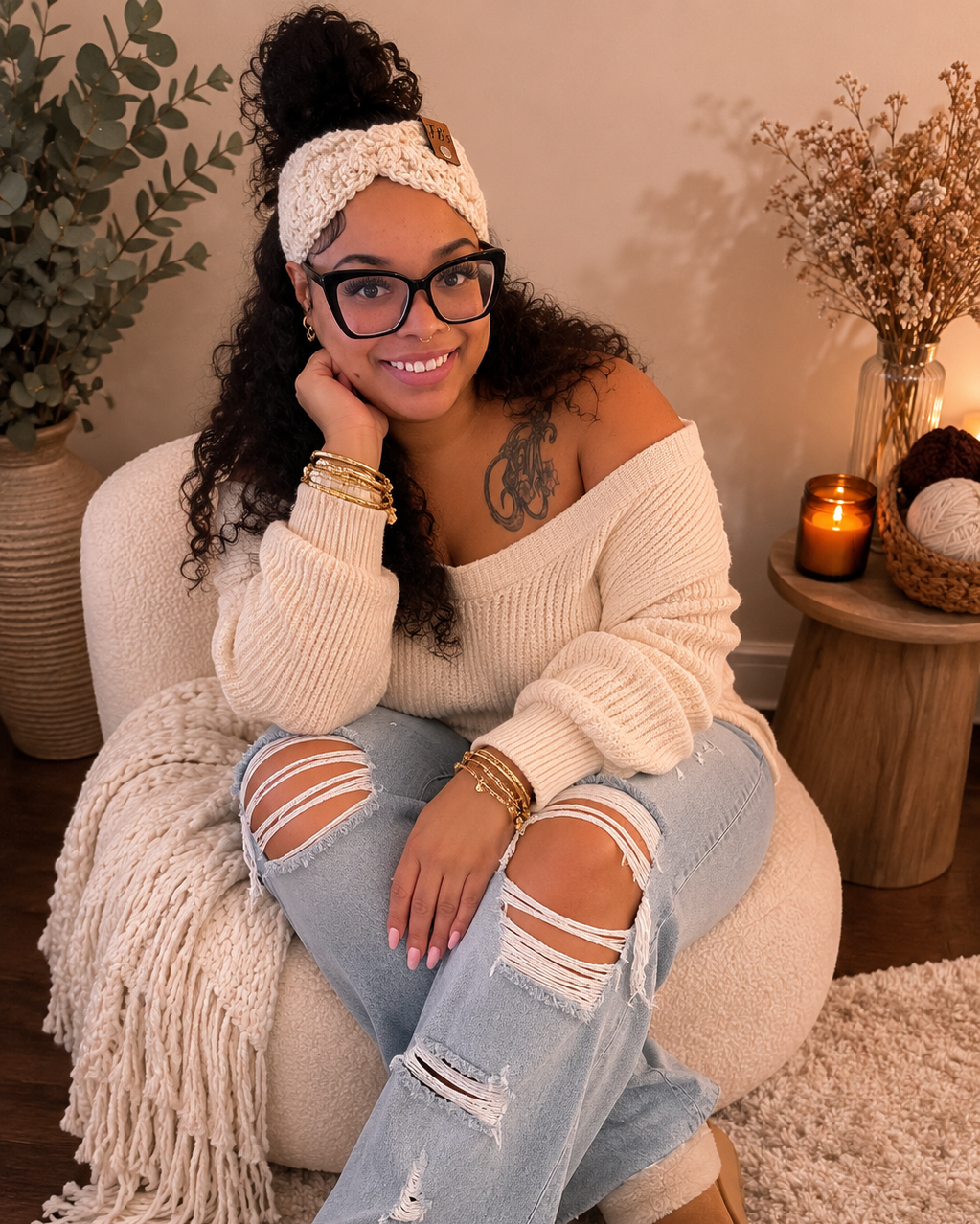 Brittany, designer behind JusBeeCreations Crochet Designs