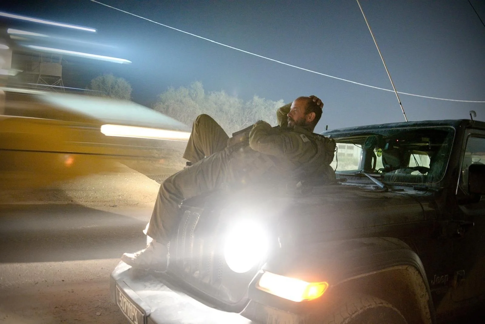 Col. Erez Eshel in action while filming The Prophet documentary.