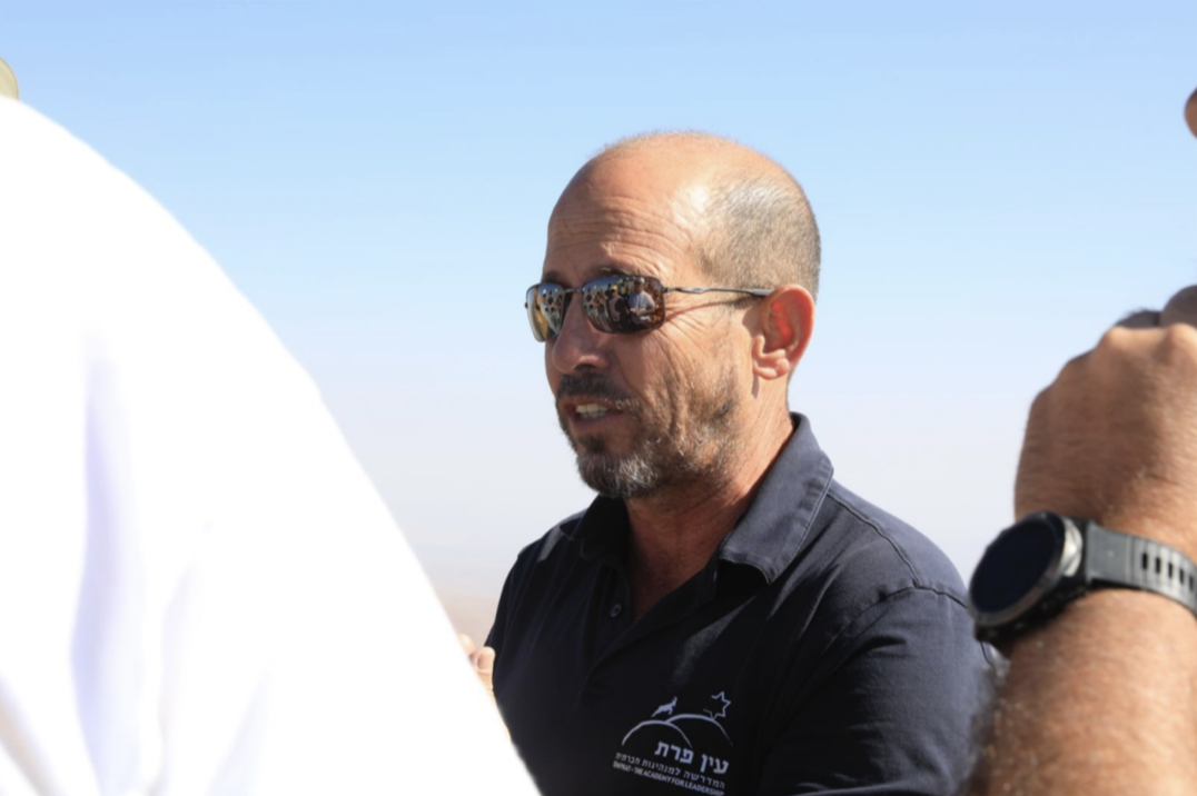 Col. Erez Eshel, subject of The Prophet documentary in the Jordan Valley.