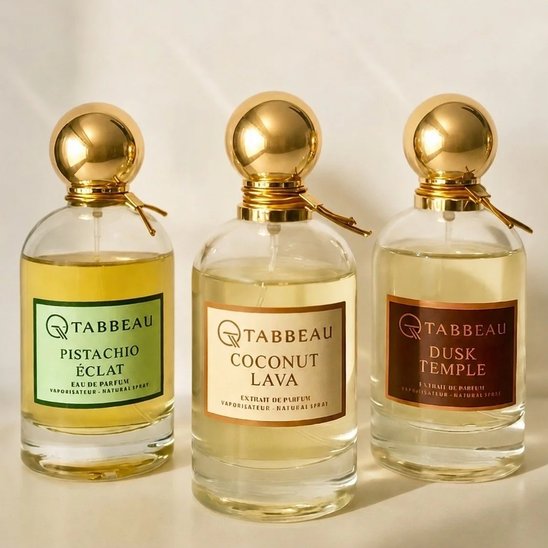 Tabbeau fragrance presentation selected by THE ÉLU
