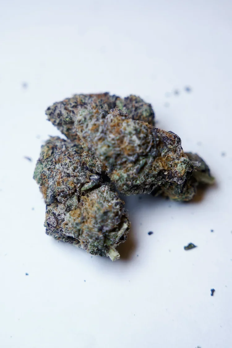 Purple Oreo 14g- $60, 1oz- $100
Purple Oreo is a potent indica-dominant strain with deep purple buds and sweet flavors of chocolate, cookies, and grape, delivering a relaxing body high and smooth euphoric uplift.