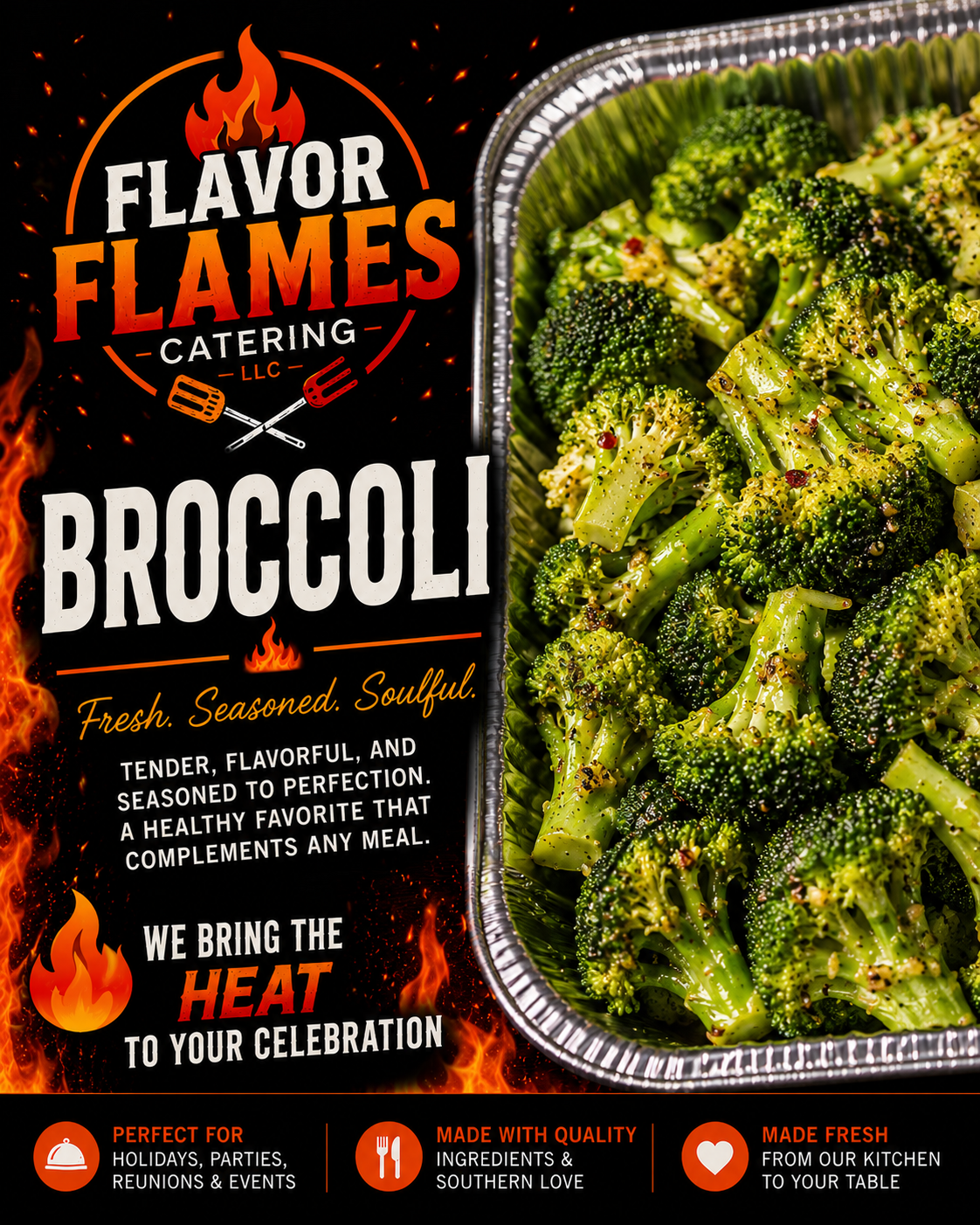 Flavor Broccoli Half Pan