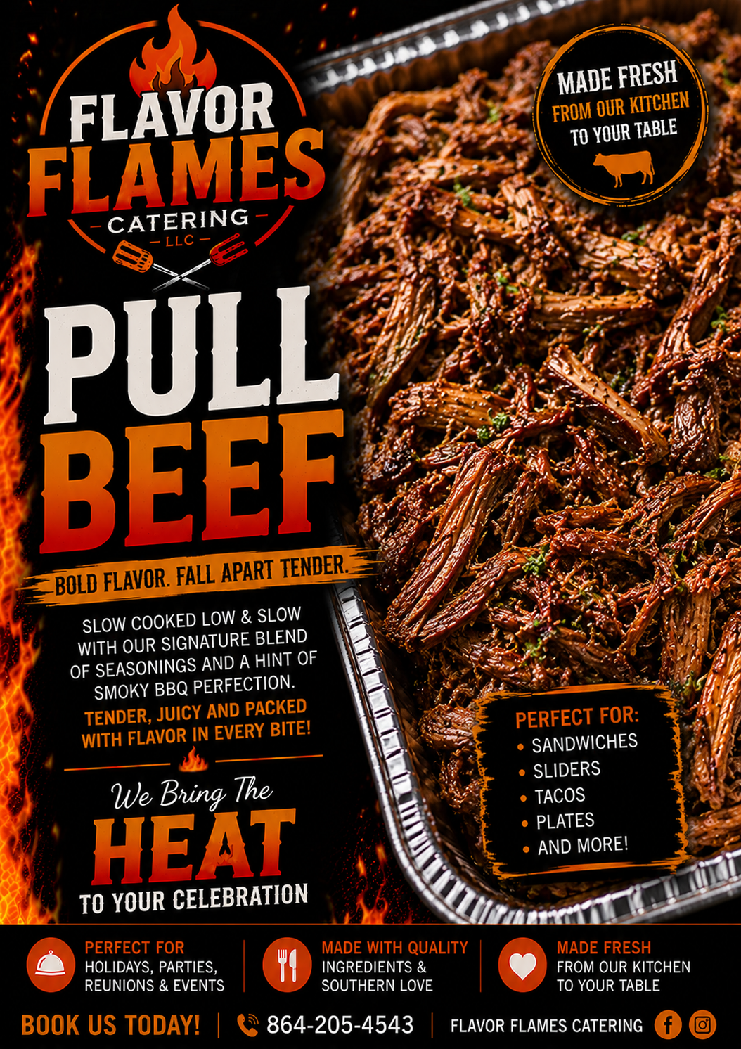Pulled Beef Half Pan