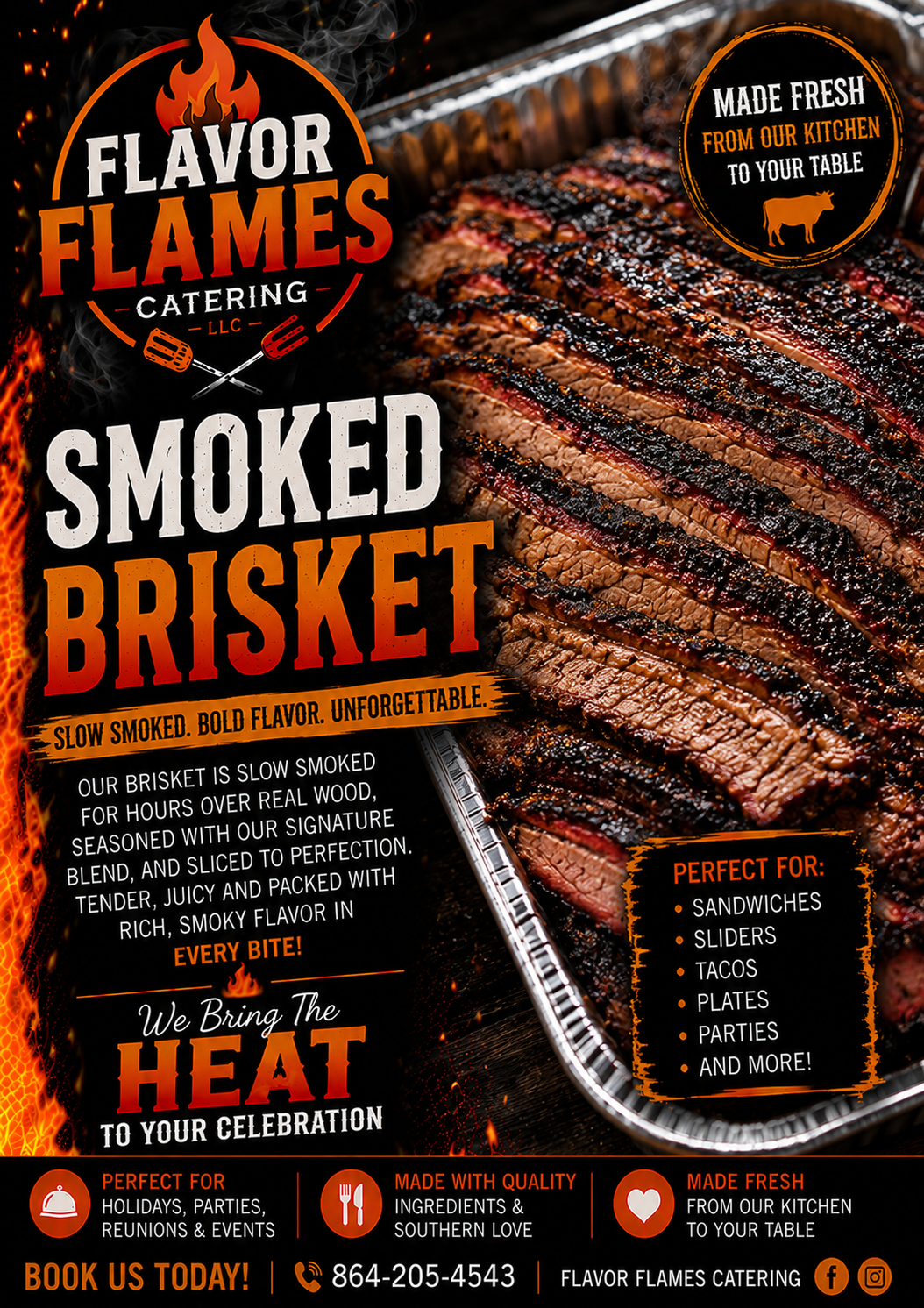 Smoked Brisket Half Pan