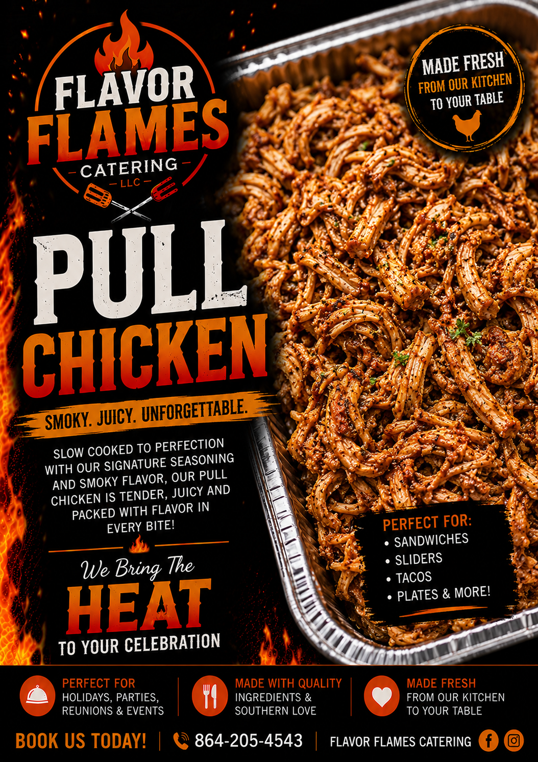Pulled Chicken Full Pan