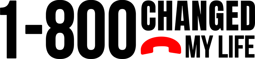Logo for social media account 1800changedmylife