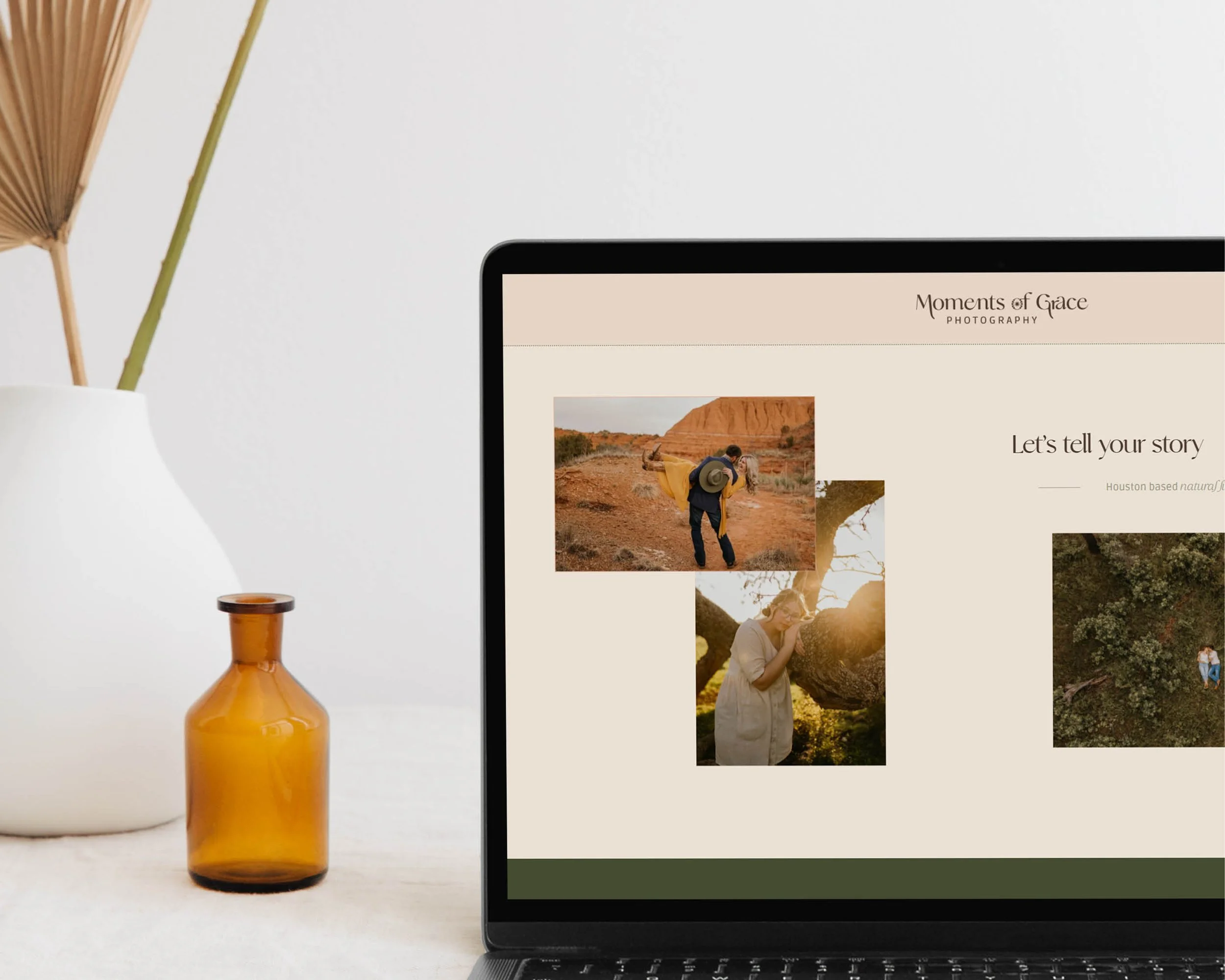photographer website homepage