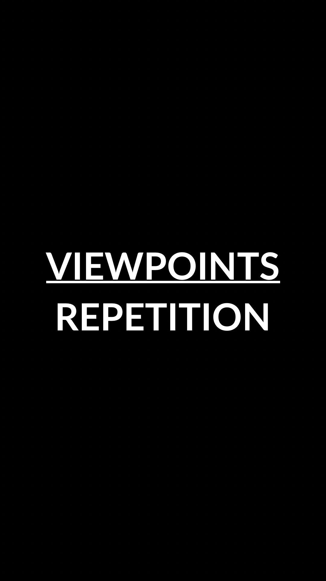 Repetition