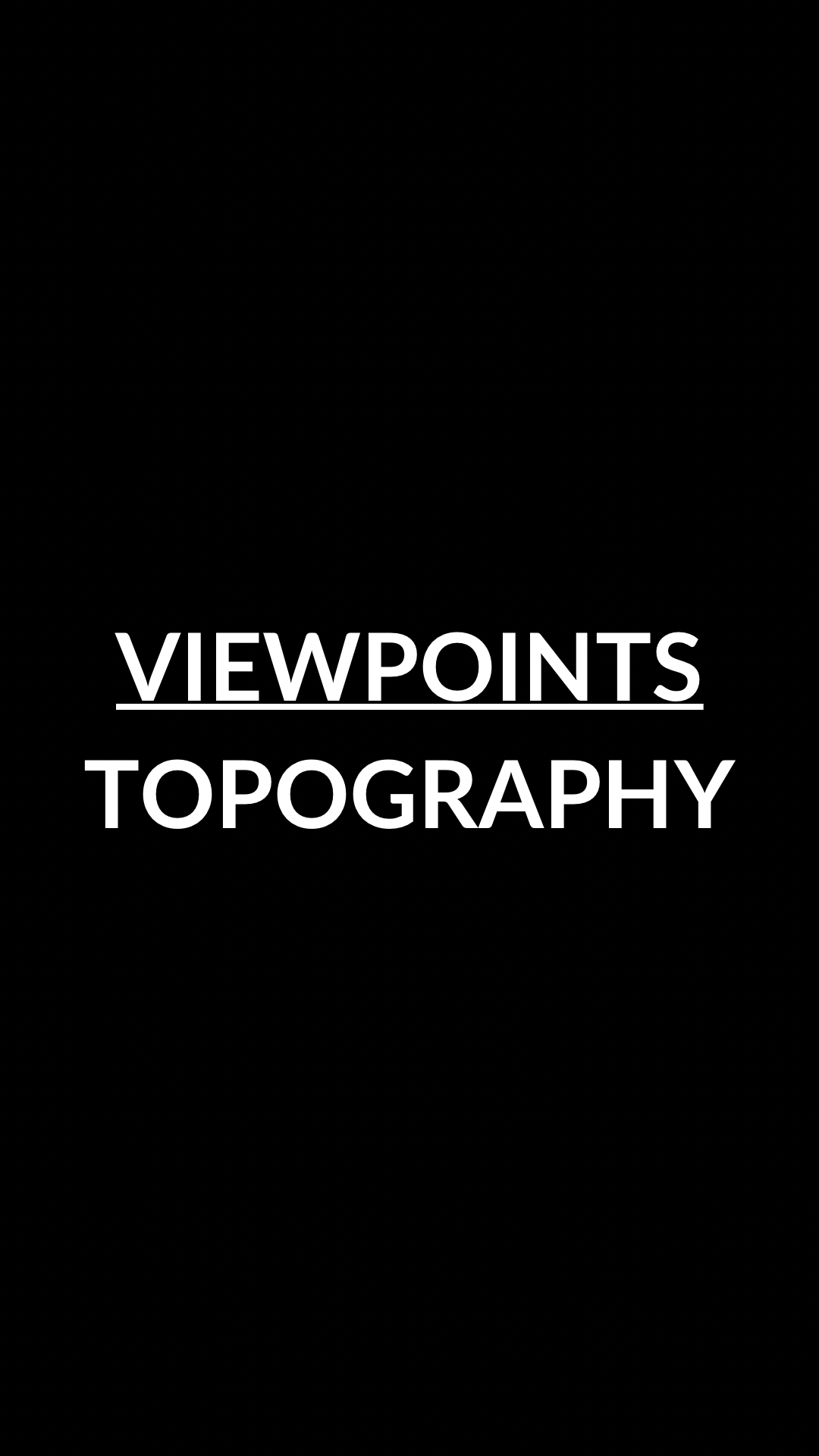 Topography