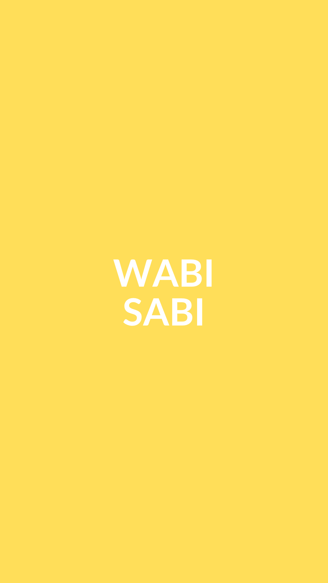 Wabi Sabi