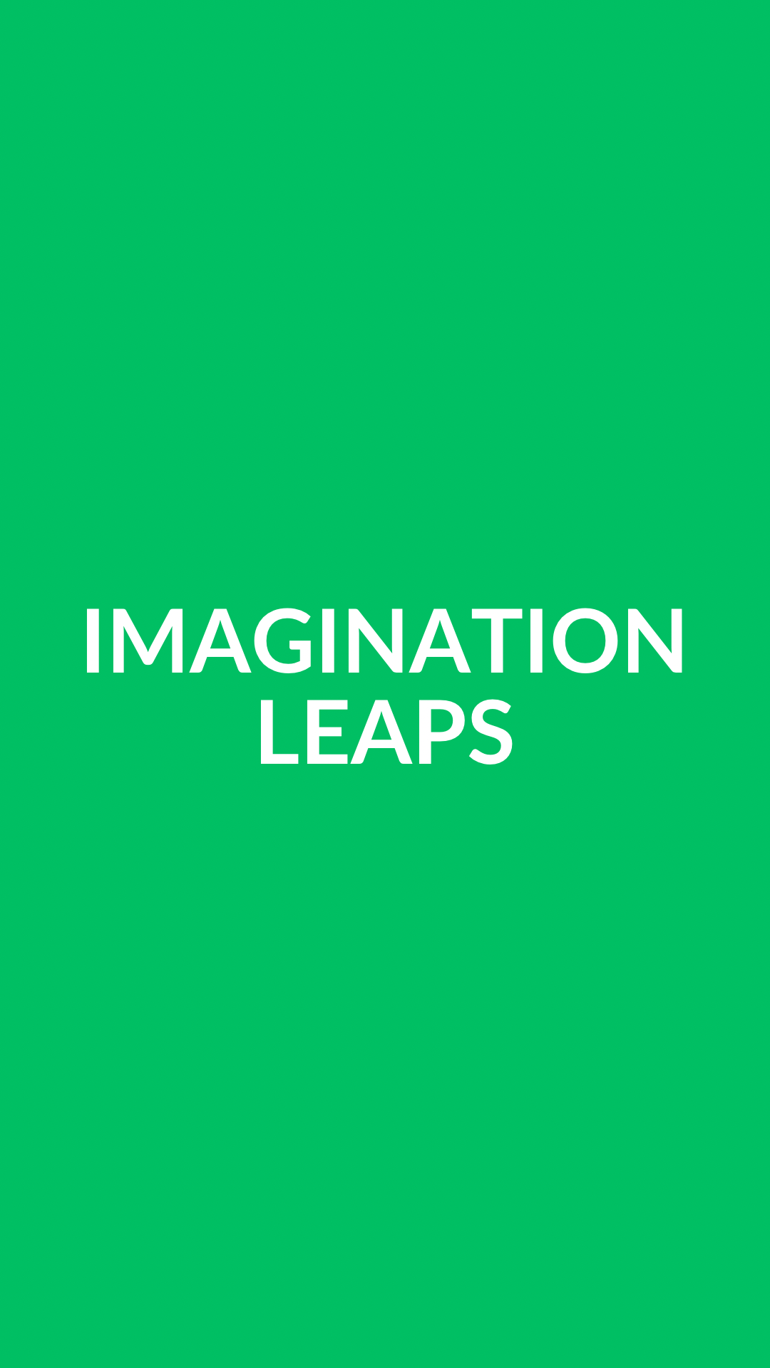 Imagination Leaps