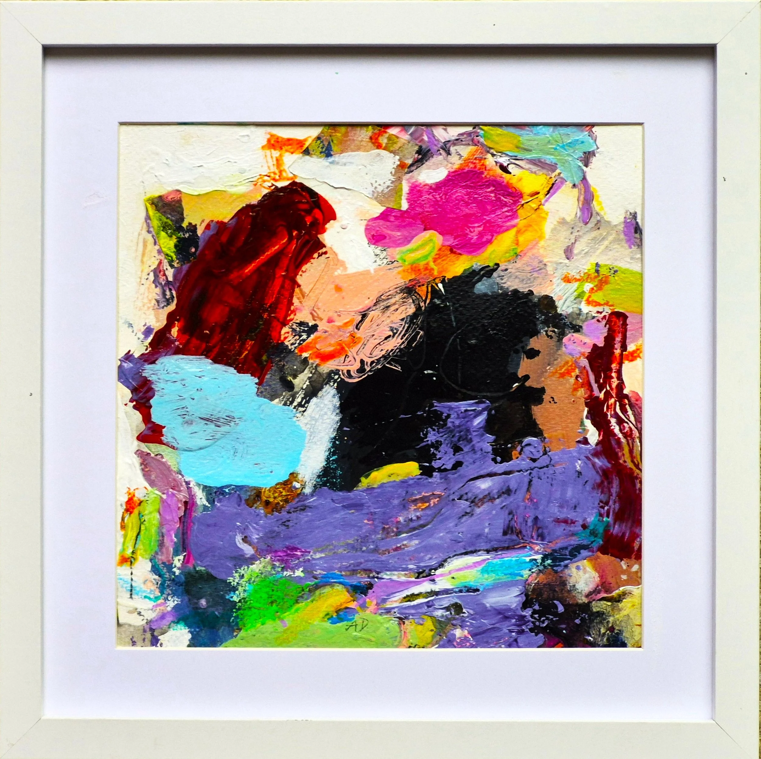 acrylics, abstract painting