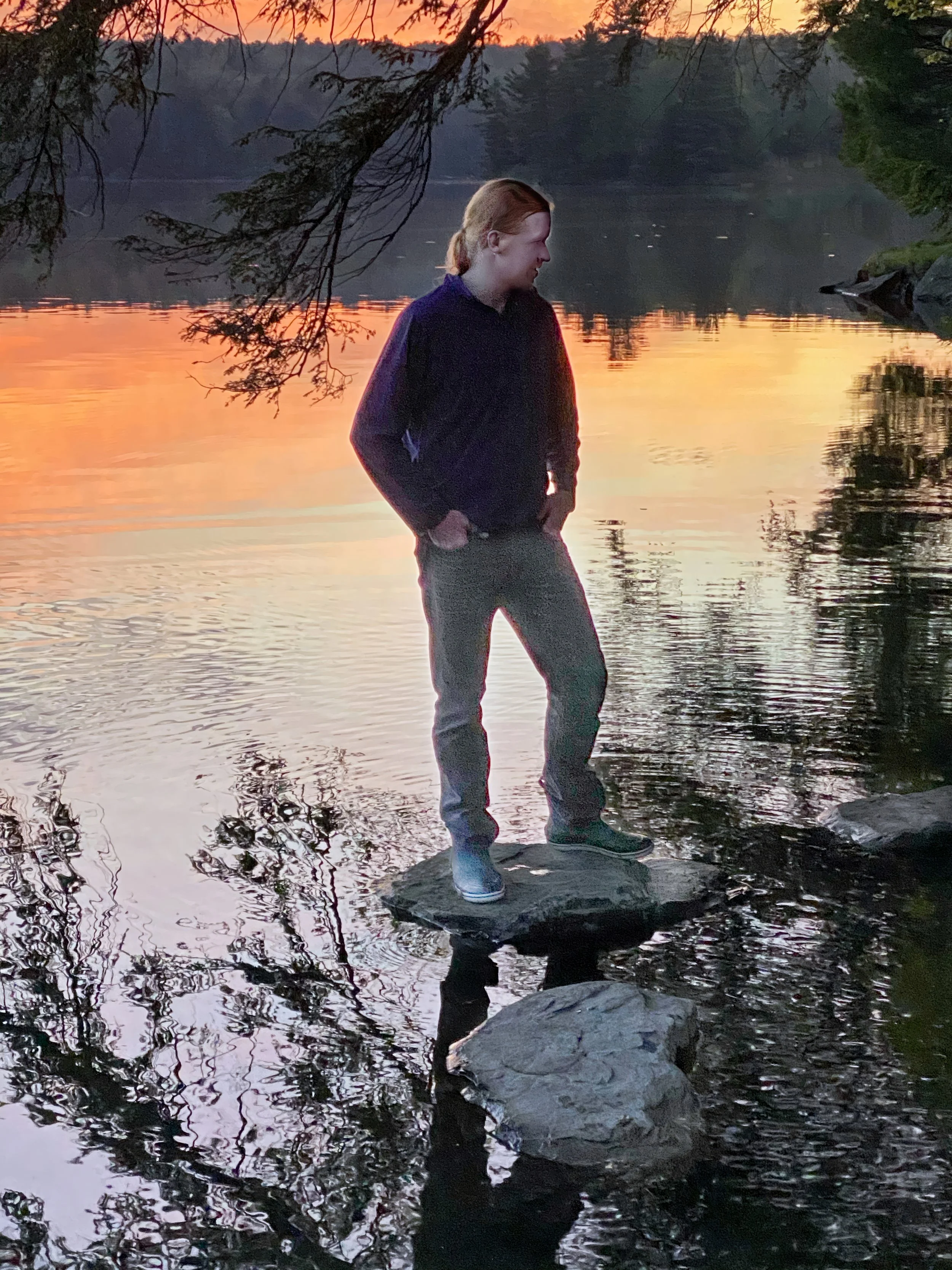 Reflecting. Endless Mountains, PA